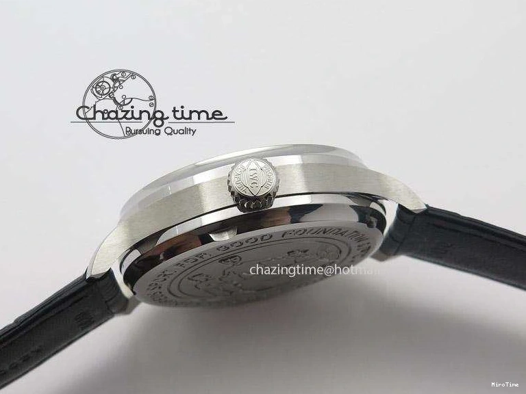 MIROTIME 0209 Portuguese Real PR IW500112 ZF 1:1 Laureus Edition On Black Leather Strap A Flexible 7369